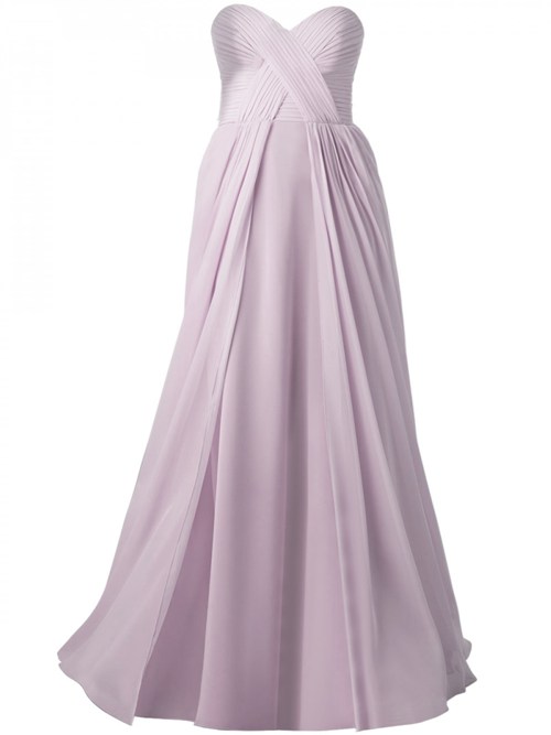 A-line Sweetheart Chiffon Plus Size Bridesmaid Dress