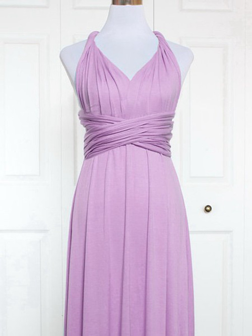 A-line Straps Satin Bridesmaid Dress Ruched
