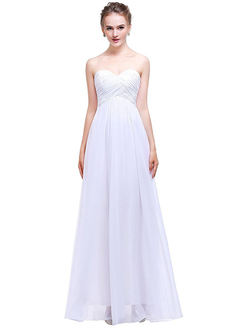A-line Sweetheart Chiffon Bridesmaid Dress Ruched