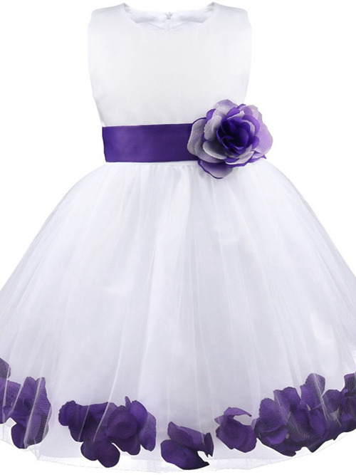 Ball Gown Scoop Tulle Infant Dress Flower
