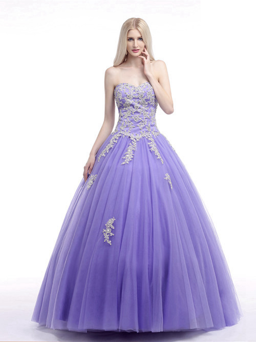 Sweetheart Tulle Matric Ball Dress Applique