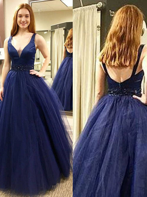 Ball Gown Straps Tulle Matric Dance Dress