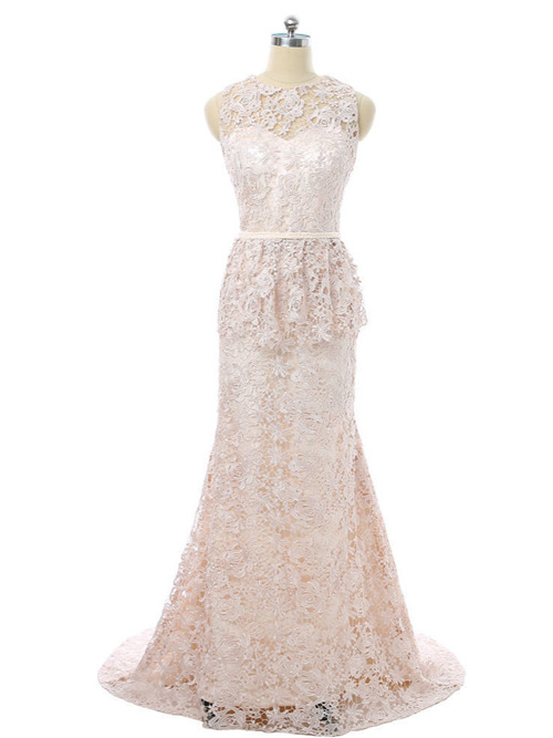 Mermaid Jewel Lace Mother Of The Groom Dress