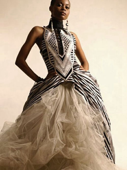 Halter Floor Length Organza Traditional Bridal Wear