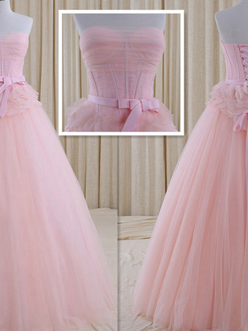 Princess Sweetheart Floor Length Organza Wedding Dress