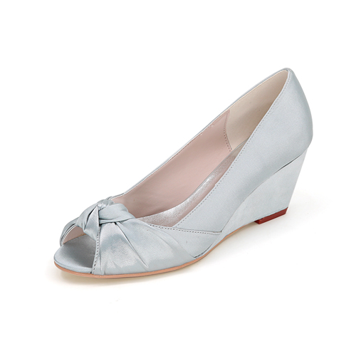 Comfortable Silver Wedding Bridesmaid Shoes