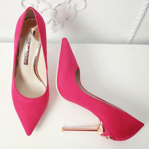 Rose Red Wedding Shoes