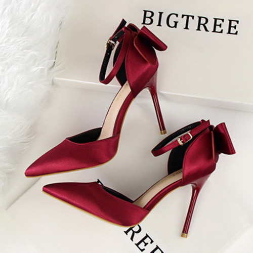 Burgundy Wedding Party Shoes