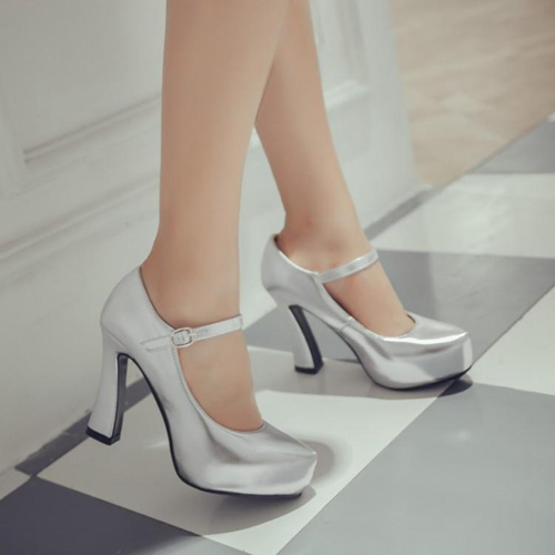Vintage Silver Bridal Party Shoes