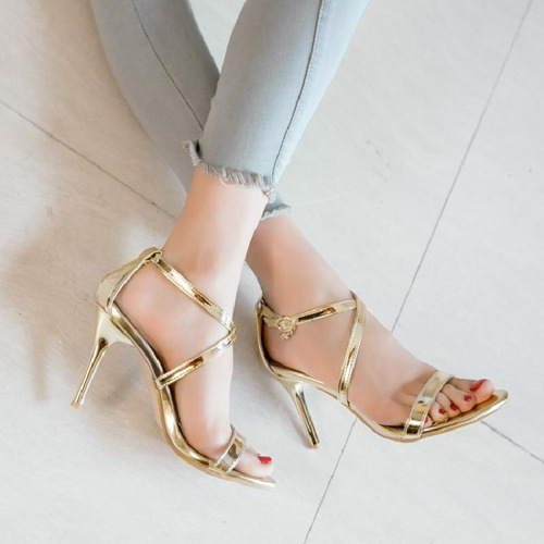 Gold Wedding Party Sandals