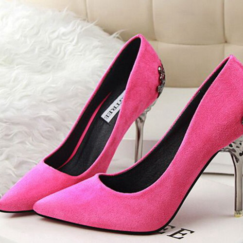 Lovely Pink Wedding Party Shoes